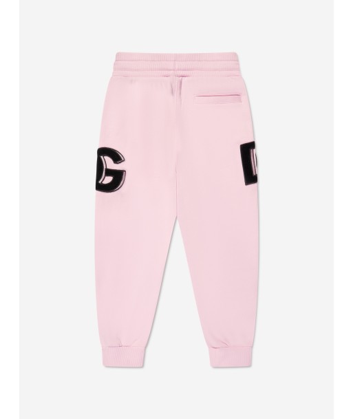 Dolce & Gabbana Girls Logo Joggers in Pink En savoir plus