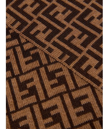 Fendi Kids Wool Logo Scarf 50% de réduction en Octobre 2024