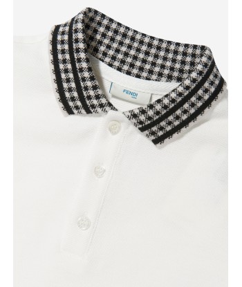 Fendi Baby Boys Dogtooth Collar Polo Shirt plus qu'un jeu 