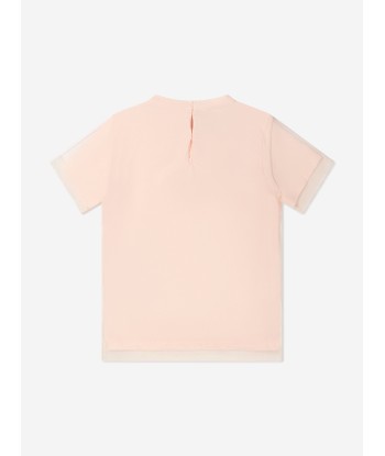 Fendi Girls Mesh Overlay T-Shirt soldes