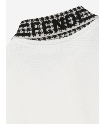 Fendi Baby Boys Dogtooth Collar Polo Shirt plus qu'un jeu 