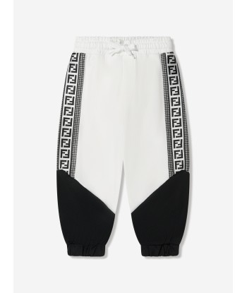 Fendi Boys Colour Block Dogtooth Joggers pas cher 