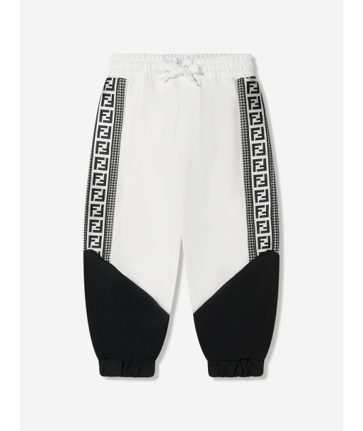 Fendi Boys Colour Block Dogtooth Joggers pas cher 