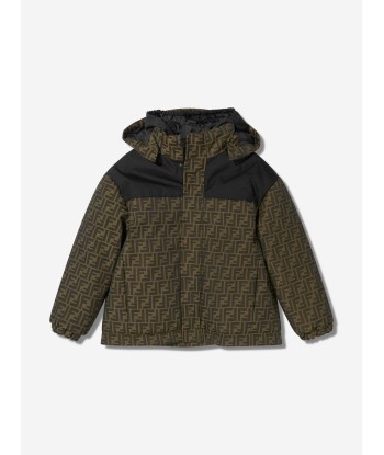 Fendi Kids FF Logo Ski Jacket JUSQU'A -70%! 