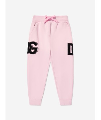 Dolce & Gabbana Girls Logo Joggers in Pink En savoir plus