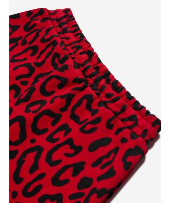 Dolce & Gabbana Girls Leopard Print Skirt in Red Découvrez la collection