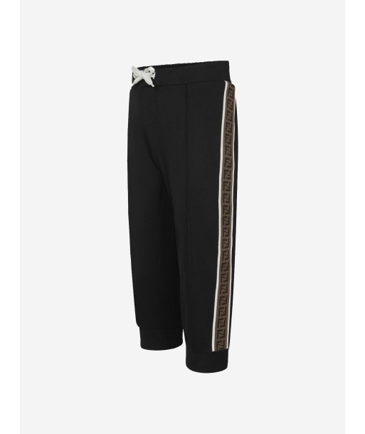 Fendi Kids Technical Sweatpants in Black est présent 