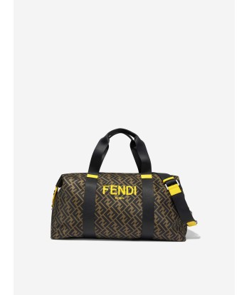 Fendi Kids FF Logo Holdall in Brown 50-70% off 