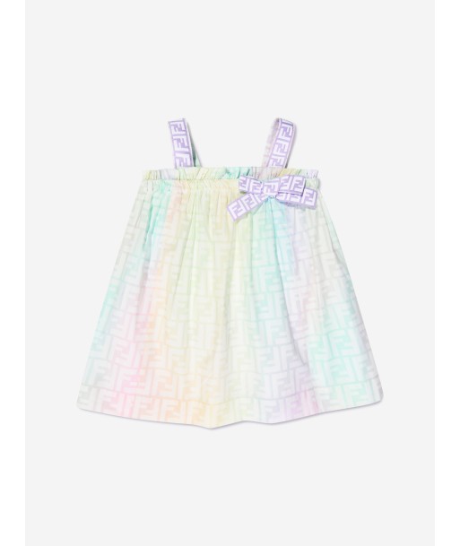 Fendi Baby Girls FF Logo Dress in Multicolour offre 