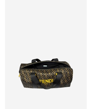 Fendi Kids FF Logo Holdall in Brown 50-70% off 