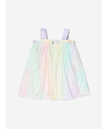 Fendi Baby Girls FF Logo Dress in Multicolour offre 