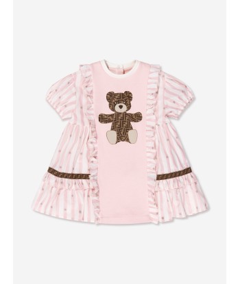 Fendi Baby Girls Bear Dress in Pink Comparez et commandez 