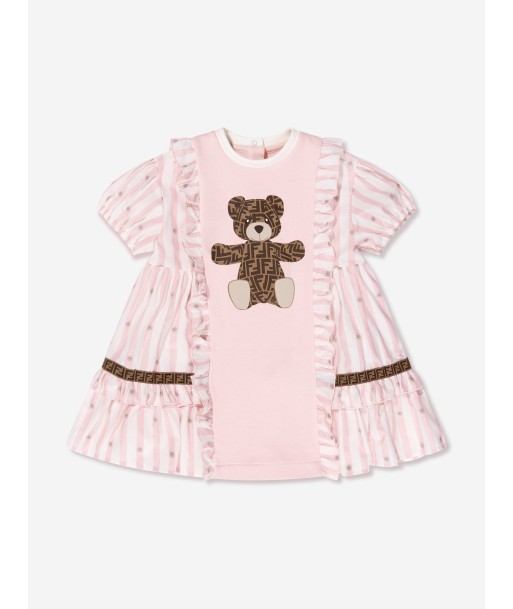 Fendi Baby Girls Bear Dress in Pink Comparez et commandez 