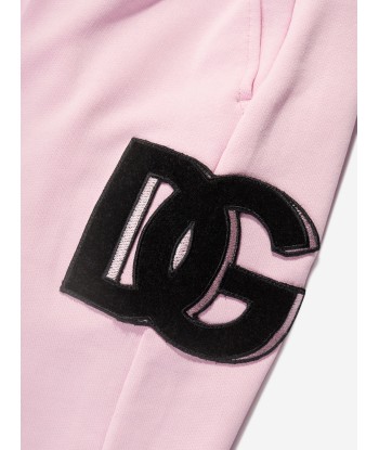 Dolce & Gabbana Girls Logo Joggers in Pink En savoir plus