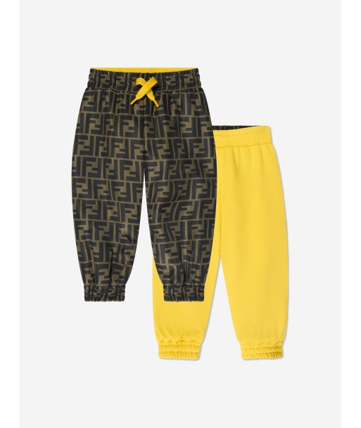 Fendi Baby Zucca Sweatpants in Brown en ligne des produits 