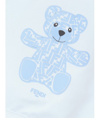 Fendi Baby Boys Teddy Bear Sweatshirt in Blue shop