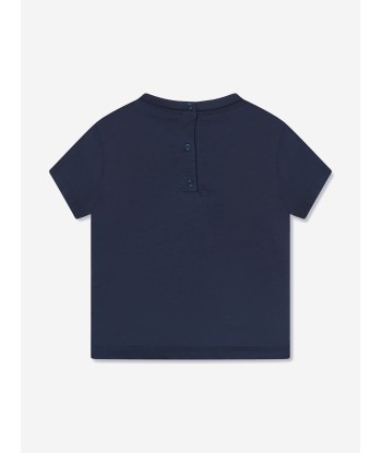 Fendi Baby Logo T-Shirt in Navy prix