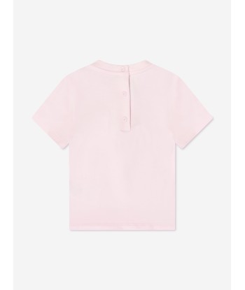 Fendi Baby Girls Logo T-Shirt in Pink chez Cornerstreet bien 