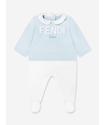 Fendi Baby Boys Babgrow Gift Set (3 Piece) in Blue 2024