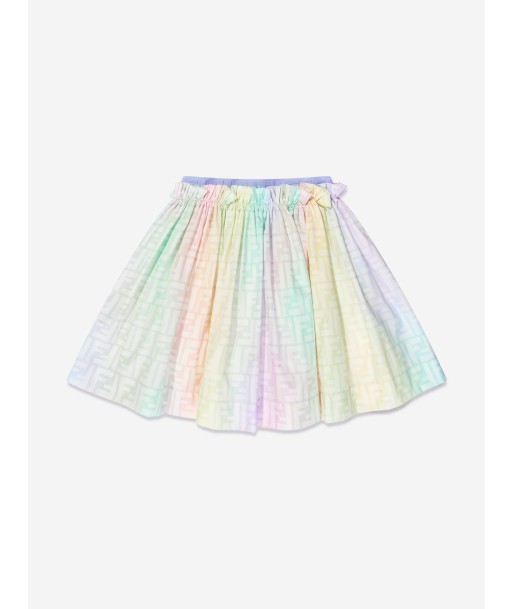 Fendi Girls FF Logo Metaverse Skirt in Multicolour JUSQU'A -70%! 