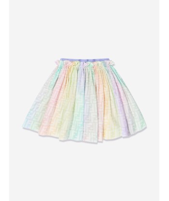 Fendi Girls FF Logo Metaverse Skirt in Multicolour JUSQU'A -70%! 