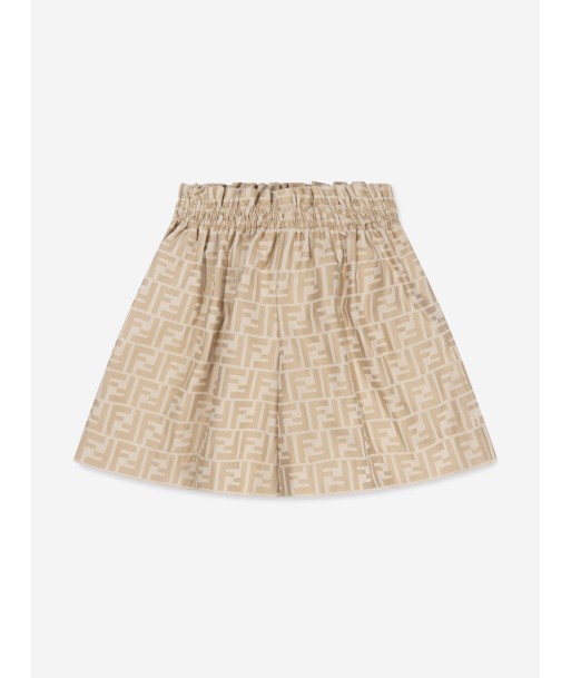 Fendi Girls FF Logo Shorts in Beige de technologie