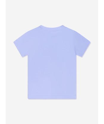 Fendi Girls Graphic Print T-Shirt in Purple soldes