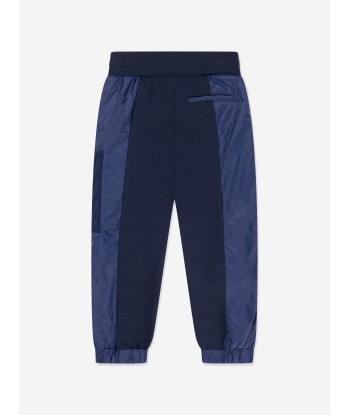 Fendi Boys Logo Sweatpants in Navy shop