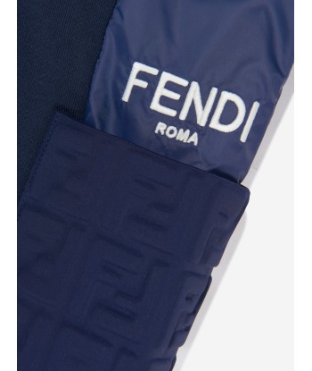 Fendi Boys Logo Sweatpants in Navy shop