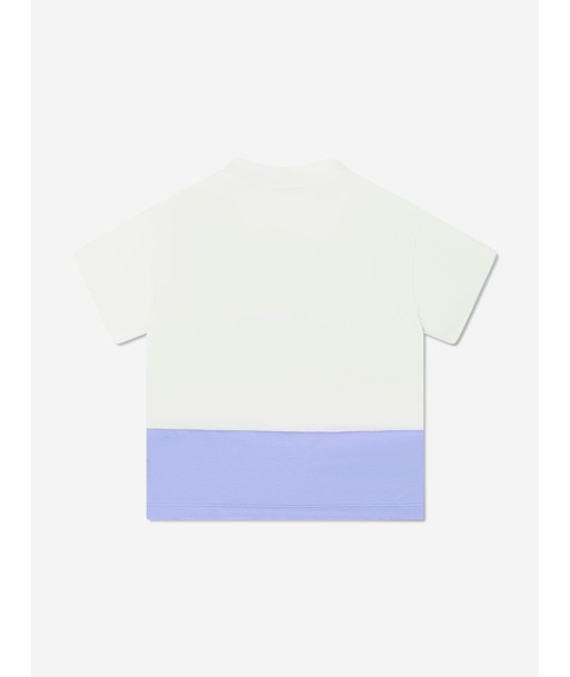 Fendi Boys Graphic FF Logo T-Shirt in White Venez découvrir notre 