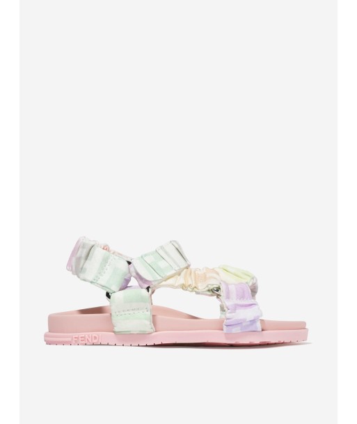 Fendi Girls FF Logo Sandals in Multicolour est présent 