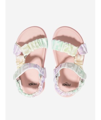 Fendi Girls FF Logo Sandals in Multicolour est présent 