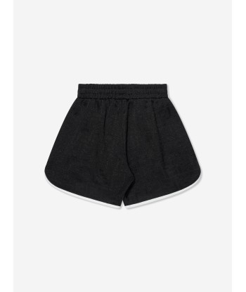 Fendi Kids Active FF Logo Shorts in Black Faites des économies