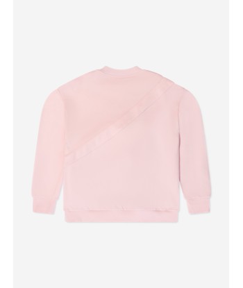 Fendi Girls Baguette Bag Sweatshirt in Pink Les êtres humains sont 