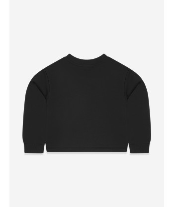 Dolce & Gabbana Girls Logo Print Sweatshirt in Black à prix réduit toute l'année