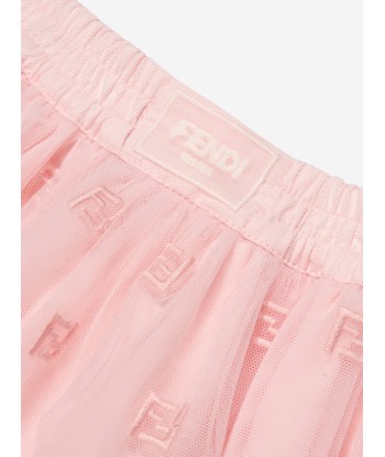 Fendi Baby Girls Embroidered Tulle Skirt in Pink suggérées chez