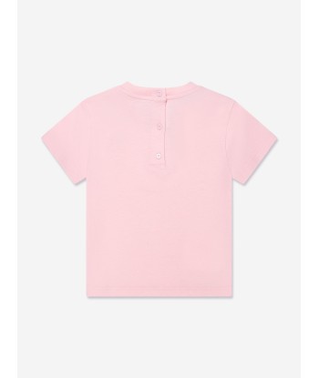 Fendi Baby Girls Logo T-Shirt in Pink d'Europe débarque