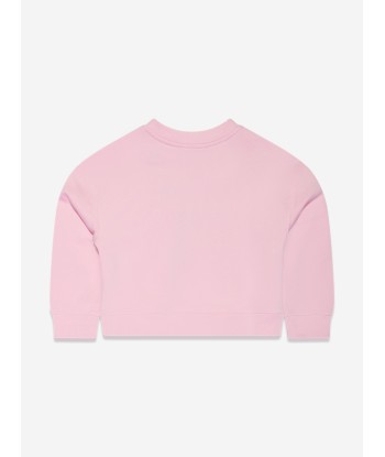 Dolce & Gabbana Girls Logo Sweatshirt in Pink à prix réduit toute l'année