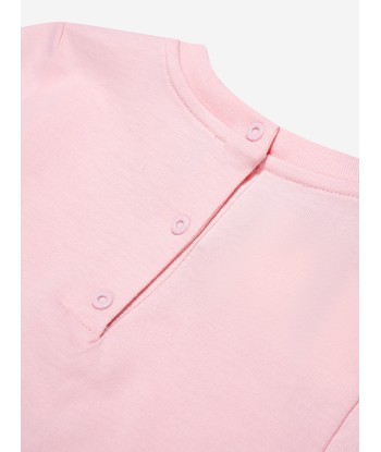 Fendi Baby Girls Logo T-Shirt in Pink d'Europe débarque