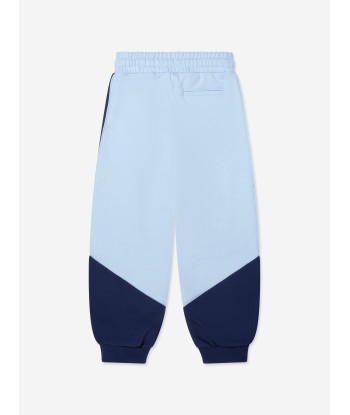 Fendi Boys Logo Joggers in Blue Livraison rapide