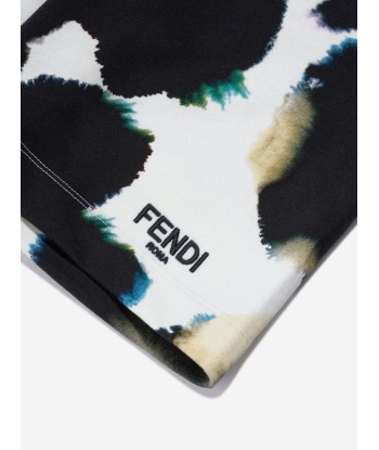 Fendi Boys Logo Shorts in Beige du meilleur 