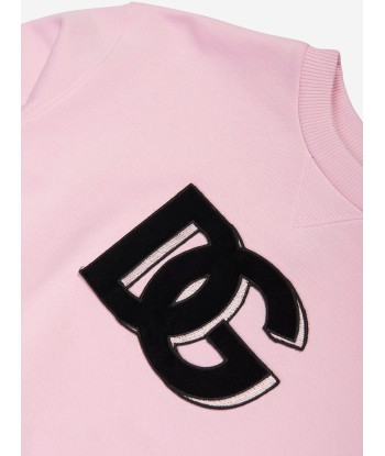 Dolce & Gabbana Girls Logo Sweatshirt in Pink à prix réduit toute l'année