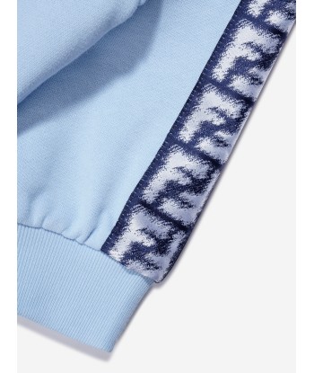 Fendi Boys Logo Hoodie in Blue les muscles