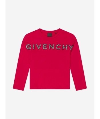 Givenchy Girls Long Sleeve Logo T-Shirt paiement sécurisé