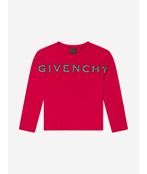 Givenchy Girls Long Sleeve Logo T-Shirt paiement sécurisé