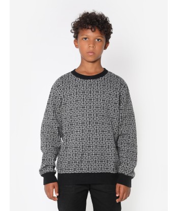 Givenchy Boys Knitted Jacquard Jumper de votre