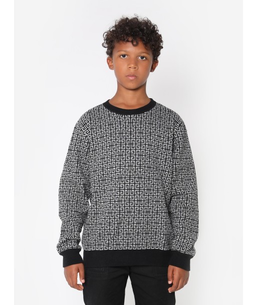 Givenchy Boys Knitted Jacquard Jumper de votre