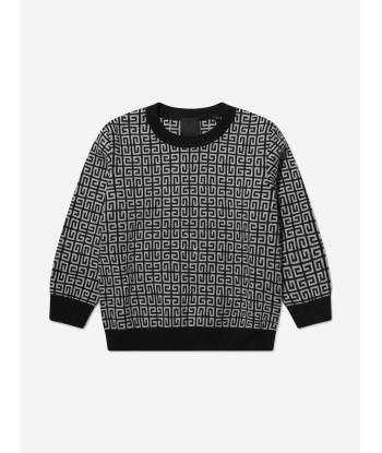 Givenchy Boys Knitted Jacquard Jumper de votre