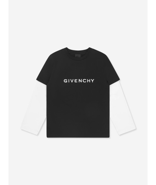 Givenchy Boys Long Sleeve Bandana Print T-Shirt des créatures d'habitude