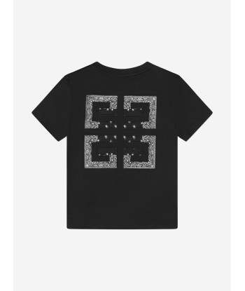 Givenchy Boys Bandana Logo T-Shirt une grave pollution 